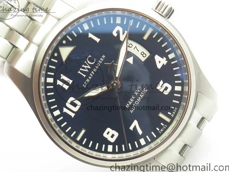 MIROTIME 0521 Mark XVII IW327014 Le Petit Prince MKS 1:1 Best Edition Blue Dial on SS Bracelet MIYOTA 9015 V FastDry 7191